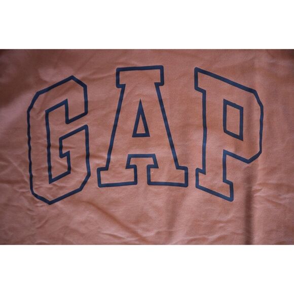 GAP 457230-06 Women’s Sz L Mauve Gap Logo Crew Neck Fleece Sweatshirt - Picture 6 of 7